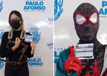 Em clima de alegria, mais de 2.500 adolescentes entre 15 e 17 anos se vacinaram nesta terça-feira (21) em Paulo Afonso