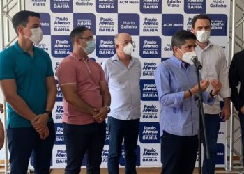 Passagem de ACM Neto por Paulo Afonso teve críticas a Rui e a Embasa: “Tem sido perversa com os baianos”
