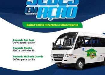 Projeto Sedes em Ação será realizado no povoado São José nesta quarta-feira (6)