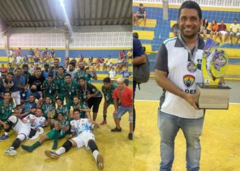 Equipe de Canindé faz história no futsal sergipano com pauloafonsino no comando técnico