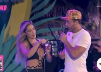 Pauloafonsina canta, dança e toma Pitú com Wesley Safadão em Cancún, no México (ASSISTA)