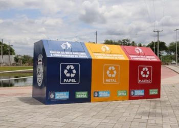 Contêineres instalados em diversos pontos marcam implantação da coleta seletiva em Paulo Afonso
