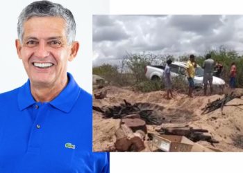 Condutor de moto morre em acidente envolvendo ex-prefeito de Salgueiro, Clebel Cordeiro