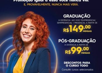 Novos Cursos! Pós a partir de R$ 99,00 mensais e graduação com até 70% de desconto. Venha para a Uninter Paulo Afonso!