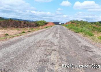 Mais de 190 quilômetros da BA-210 passarão por recuperação