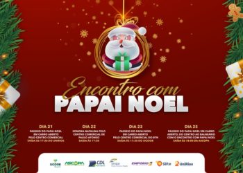 Entidades promovem desfile de Papai Noel pelas ruas de Paulo Afonso