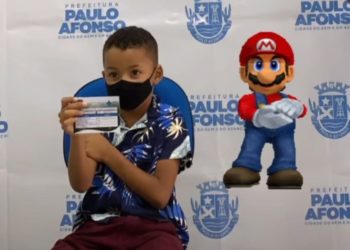 Paulo Afonso começa a vacinar público infantil de 5 a 11 anos com crianças da APAE
