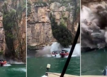 Sobe para 8 o número de mortos após queda de paredão em MG