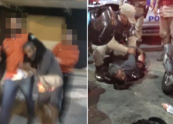 Mototaxistas detêm homem acusado de praticar arrastão nesta madrugada em Paulo Afonso (Vídeo)