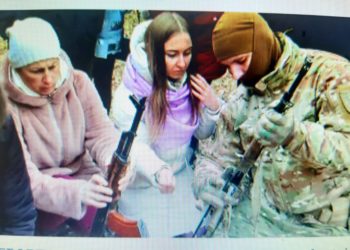 A bravura da mulher ucraniana