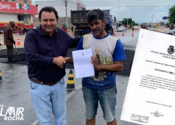 Vereador Valmir Rocha tem requerimento atendido de Travessia Elevada para BA-210