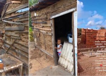 Campanha quer transformar casa de taipa de família carente em Paulo Afonso; saiba como ajudar