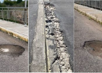 Buracos na ponte metálica de Paulo Afonso causam transtornos e revoltam motoristas: “até quando?”