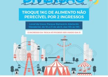 Campanha Diversão Solidária troca alimentos por ingressos do Parque Lima