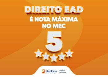 Avaliado com nota máxima no MEC, curso de Direito EaD será ofertado pelo UniRios
