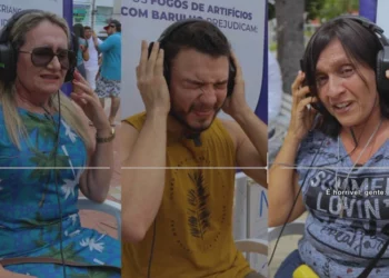 Ação reproduz em humanos o sofrimento causado por fogos de artifício em animais; veja vídeo