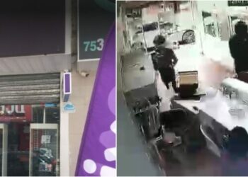 Assaltantes roubam mais de 10 celulares durante assalto em loja no centro de Paulo Afonso; vídeo