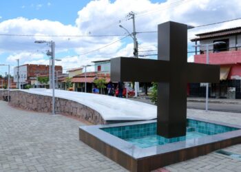 Praça dos Apóstolos, novo espaço de estar e contemplação no BTN, será entregue nesta quinta-feira (1º)