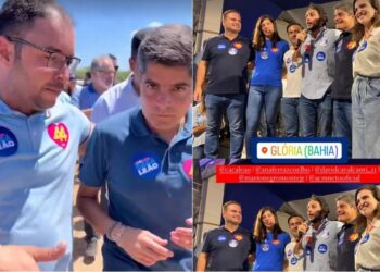 Candidatos e adversários em Paulo Afonso, Galinho e Luiza de Deus se unem a ACM Neto em visitas pela região