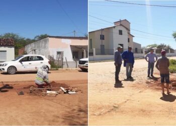  Povoado Juá recebe adequação das manobras para melhorar a distribuição de água