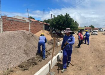 Seinfra inicia obra de urbanização do canteiro da BA 210 até a PRF