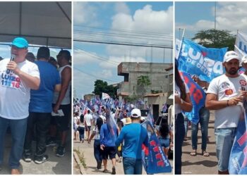 Coordenação e lideranças de Luiza e Mário Júnior promovem grande caminhada no BTN