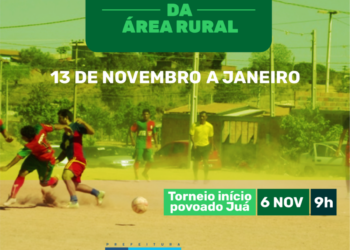 Campeonato da área rural tem torneio início no dia 6 de novembro, no Juá; veja confrontos