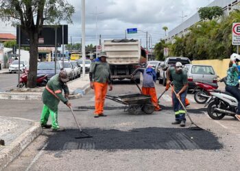 Operação tapa-buraco segue e contempla Otaviano Leandro de Moraes