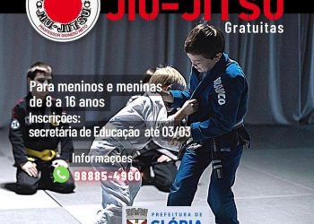 Prefeitura de Glória está com inscrições abertas para aulas gratuitas de Jiu Jitsu