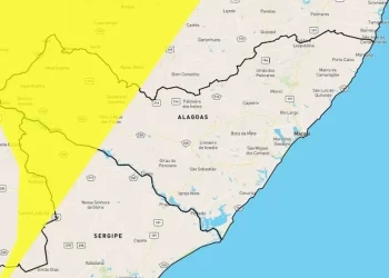 Alerta de chuvas intensas é emitido para 19 cidades do Sertão de AL, incluindo Delmiro e Piranhas
