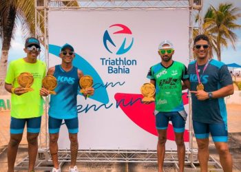 Pauloafonsinos são destaques em competição de Triathon em Salvador 