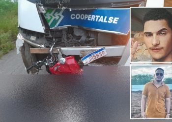 Em Jeremoabo, jovens em moto morrem após colisão frontal com micro-ônibu: “a saudade vai ser grande sem vocês”