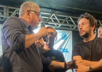 Marcondes no PP? Veja a resposta de Mário Júnior durante a inauguração do campo do Rodoviário