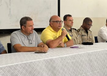 Em coletiva, Marcondes, secretários e forças de segurança fazem balanço da Copa Vela e mostram resultado positivo da festa