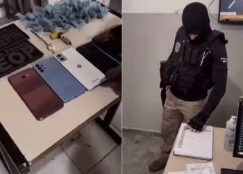 Operação policial apreende celulares e drogas dentro do presídio de Paulo Afonso