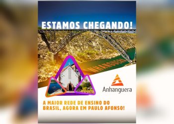 Anhanguera, a maior rede de ensino do país, agora em Paulo Afonso-BA