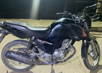 Ação conjunta da Rondesp e 5° BPM resulta na recuperação de motocicleta roubada em Caldas do Jorro
