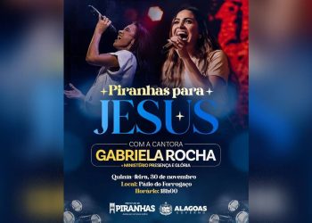 Evento evangélico ‘Piranhas para Jesus’ volta a repercutir nas redes sociais; Gabriela Rocha está confirmada!