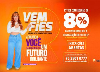 Garanta até 80% de redução das mensalidades com o VEM FIES UNIRIOS – Inscrições abertas
