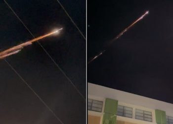 Clarão no céu visto em Paulo Afonso e diversas cidades do NE é de restos de foguete chinês; dizem pesquisadores (VÍDEOS)