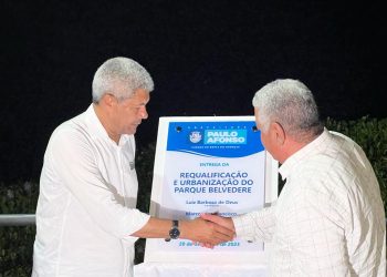 Junto com o prefeito Marcondes, Jerônimo participa da entrega e requalificação do Belvedere e anuncia diversas ações para o município