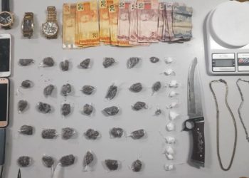 Suspeito é preso com cocaína e maconha durante abordagem da Rondesp em Ribeira do Pombal