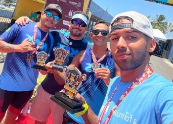 Triatlon triunfante: pauloafonsinos são imponentes na Caranquejoman e conquistam corações e pódios