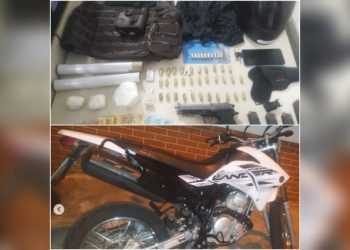 Operação da PM aprende pistola, munições, cocaína e crack dentro de residência em Paulo Afonso