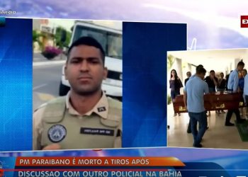 Dor e lágrimas na PB: corpo do soldado PM Railton, morto em Paulo Afonso-BA, é recebido sob forte comoção em sua cidade natal