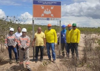 Em Glória-BA, Chesf instala placas de segurança de barragem nas regiões de Malhada, Rio Fundo e Quixaba