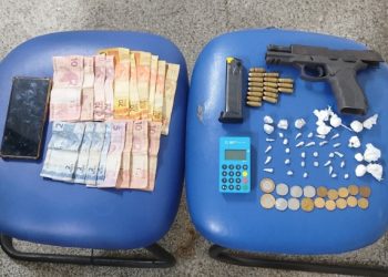 Policiamento tático desarticula ponto de tráfico e apreende pistola 9mm em Paulo Afonso-BA