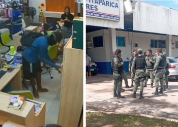 Câmeras flagram assalto a loja de eletromóveis em Jatobá, no sertão de Pernambuco