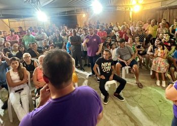 Mário Galinho reúne centenas de pessoas no “Bora Cuidar” – Povoado Juá – e promove pesquisa durante o Moto Paulo Afonso