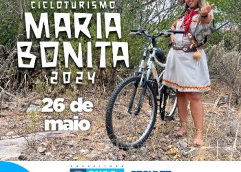 Cicloturismo Maria Bonita acontece dia 26 de maio e link para inscrição já está disponível